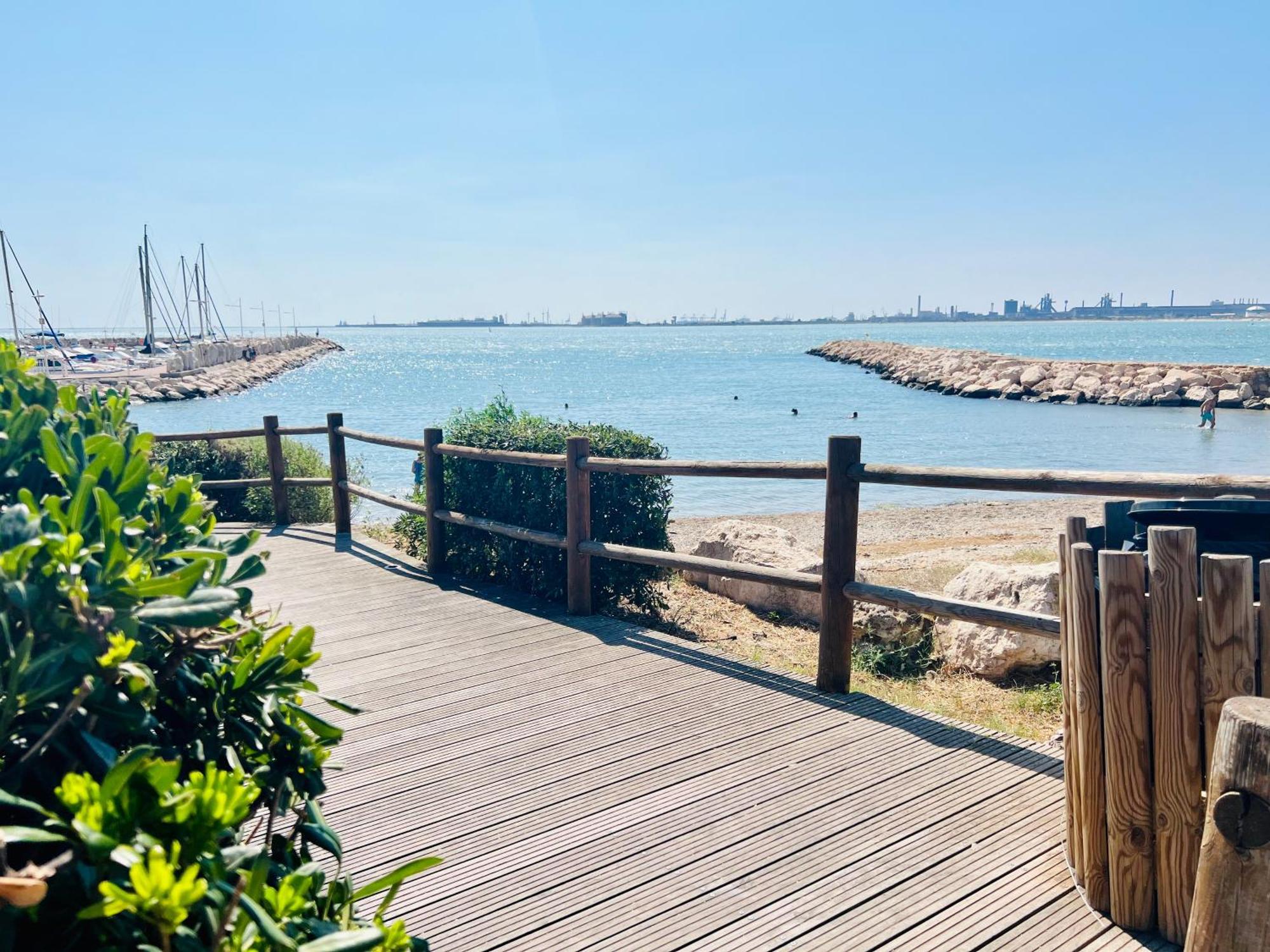 Perle Du Rivage - Plage 50M, Clim, Wifi, 2 Pers Fos-sur-Mer Eksteriør bilde