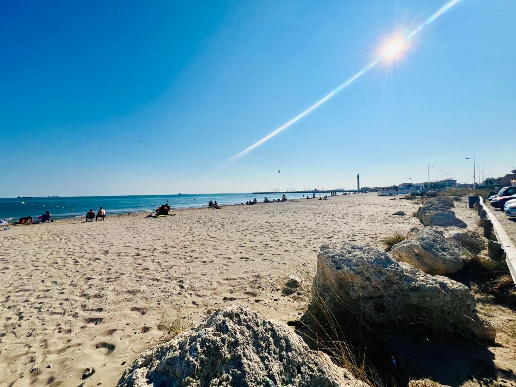 Perle Du Rivage - Plage 50M, Clim, Wifi, 2 Pers Fos-sur-Mer Eksteriør bilde